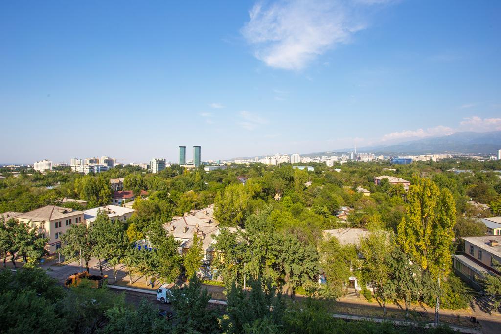 אלמטי "Атакент" Панорамный Вид Квартира מראה חיצוני תמונה